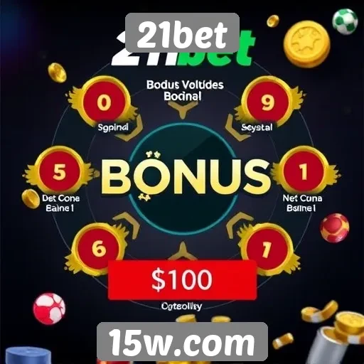 Como funciona o sistema de bônus no 21bet